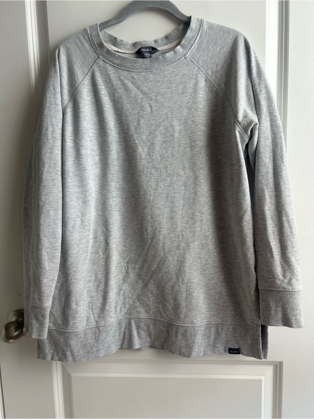Eddie Bauer Heather Gray Crewneck Pullover